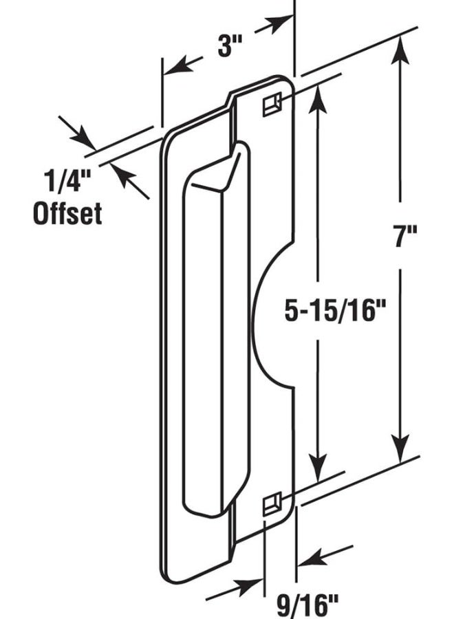 PRIME-LINE Defender Security U 9496 Latch Guard Plate Cover - Image 2